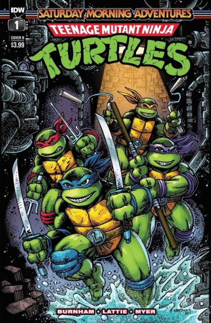 Teenage Mutant Ninja Turtles: Saturday Morning Adventures #1B Kevin Eastman Variant