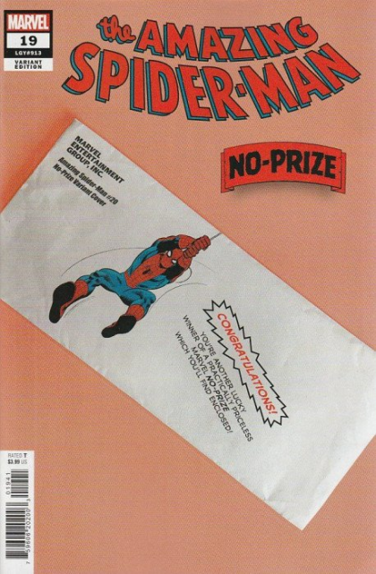 The Amazing Spider-Man, Vol. 6 #19D No-Prize Variant