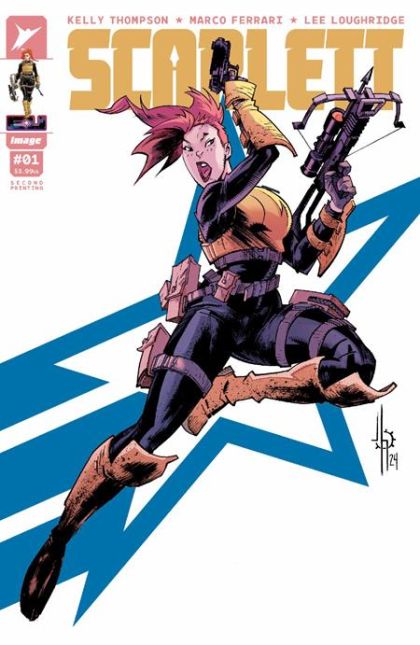 Scarlett (Image Comics) #1U 2nd Printing Jason Howard