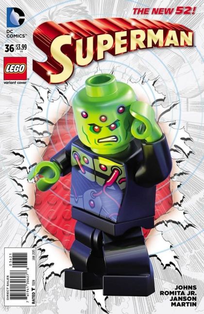 Superman, Vol. 3 #36B LEGO Variant Cover