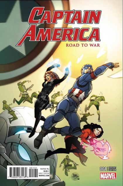 Captain America: Road To War #1C Pasqual Ferry Variant