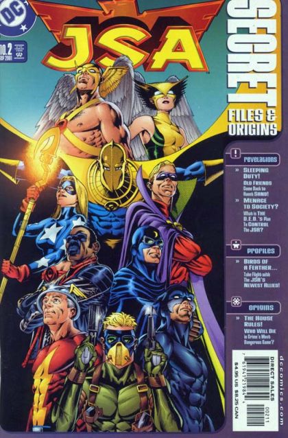 JSA: Secret Files and Origins #2 Stephen Sadowski & Michael Bair Regular