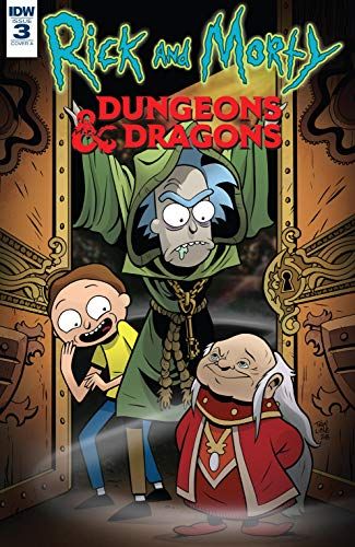 Rick and Morty vs. Dungeons & Dragons #3A Troy Little Regular
