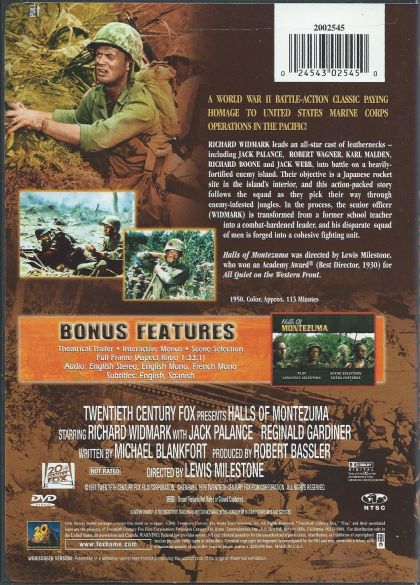 Halls of Montezuma (1951) - DVD