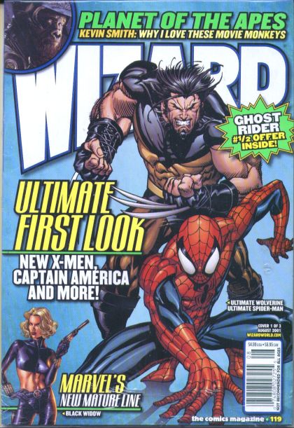 Wizard: The Magazine of Comics, Entertainment and Pop Culture #119/1 Wolverine/Spider-Man