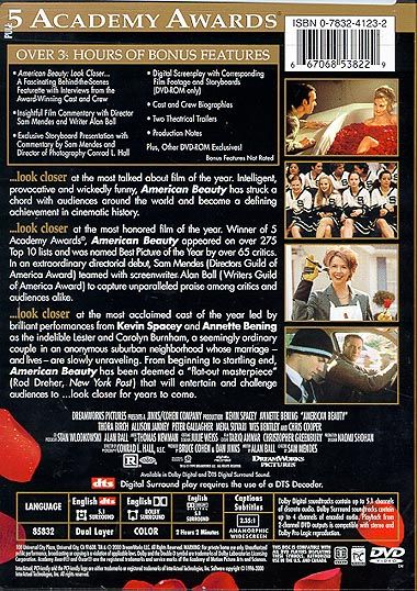 American Beauty (1999) The Awards Edition - DVD