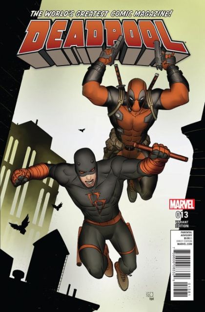Deadpool, Vol. 5 #13H Variant Khoi Pham Daredevil Cover