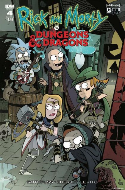 Rick and Morty vs. Dungeons & Dragons #4A Troy Little Regular