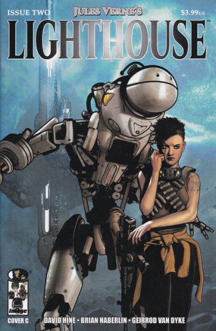 Jules Verne's Lighthouse #2C Brian Haberlin & Geirrod Van Dyke Cover