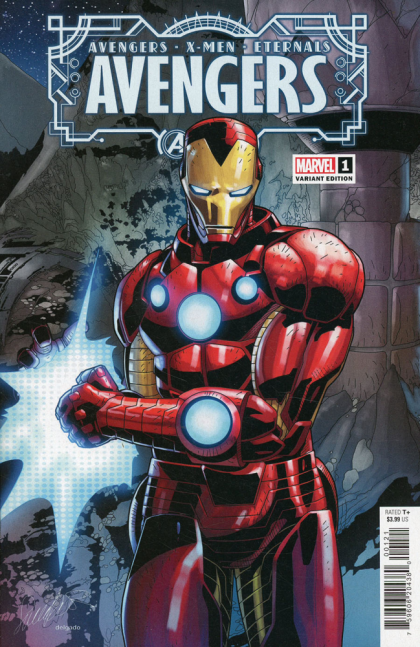 A.X.E.: Avengers #1B Salvador Larroca Connecting Cover