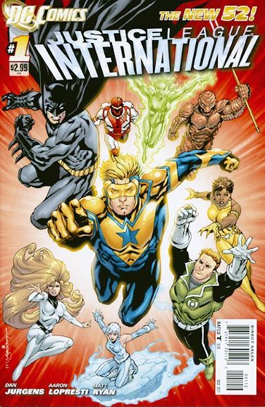 Justice League International #1B 2nd Printing Aaron Lopresti