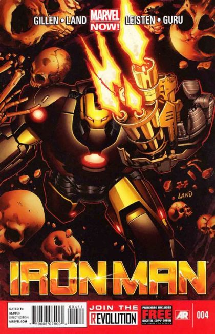 Iron Man, Vol. 5 #4A Regular Greg Land Cover