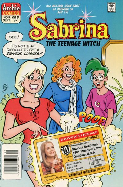 Sabrina the Teenage Witch, Vol. 2 #5C UK Price Variant
