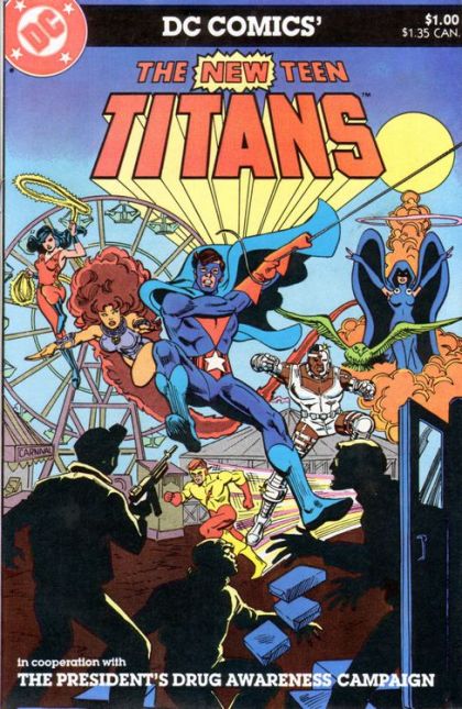 The New Teen Titans (President's Drug Awareness Campaign) #2B Retail Edition