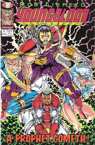 Youngblood, Vol. 1 #2B Purple Title Edition (Flipcover)