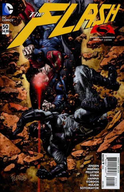Flash, Vol. 4 #50B Variant Duncan Fegredo Batman v Superman Dawn Of Justice Cover