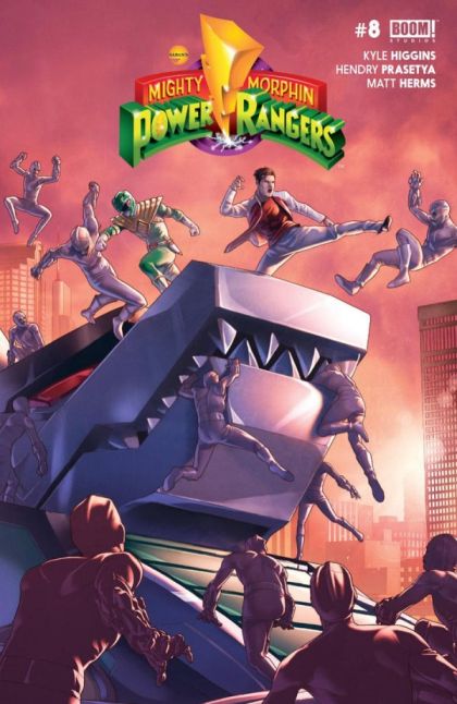 Mighty Morphin Power Rangers, Vol. 1 (Boom! Studios) #8A Jamal Campbell Regular