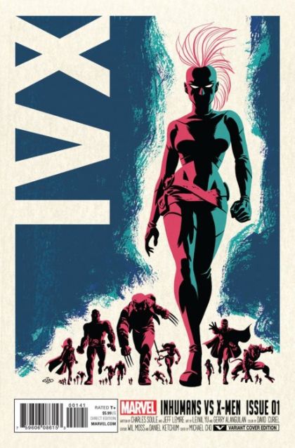 Inhumans vs. X-Men #1D Variant Michael Cho Cover