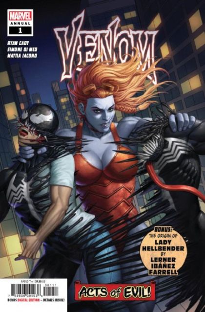 Venom, Vol. 4 Annual - Venom vs. Lady Hellbender #1A Woo Dae Shim Cover