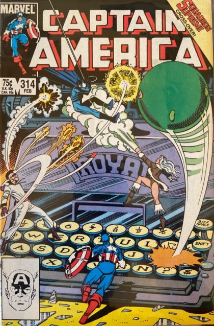 Captain America, Vol. 1 #314A Direct Edition