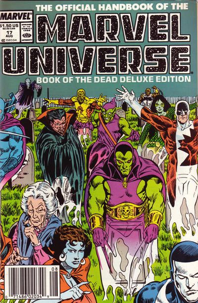 Official Handbook of the Marvel Universe: Deluxe Edition (Vol. 2) #17B Newsstand Edition
