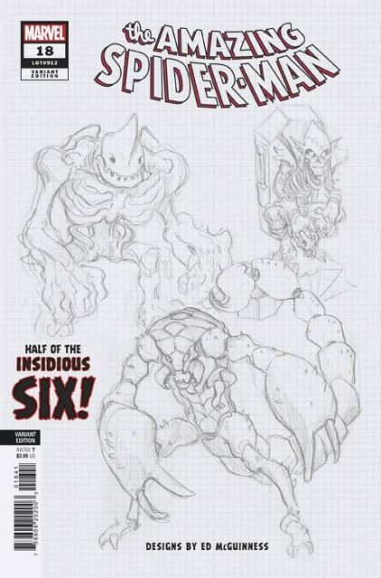 The Amazing Spider-Man, Vol. 6 #18D Ed McGuinness Design Variant