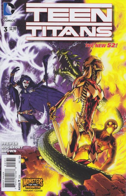 Teen Titans, Vol. 5 #3C Gene Ha Monsters of the Month Variant Cover