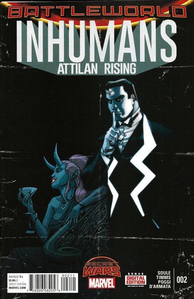 Inhumans: Attilan Rising #2A Regular Dave Johnson Cover