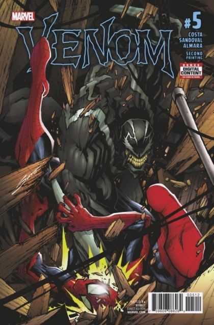 Venom, Vol. 3 #5C 2nd Printing Gerardo Sandoval