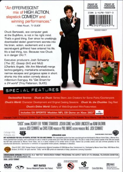 Chuck: Season 1 - DVD