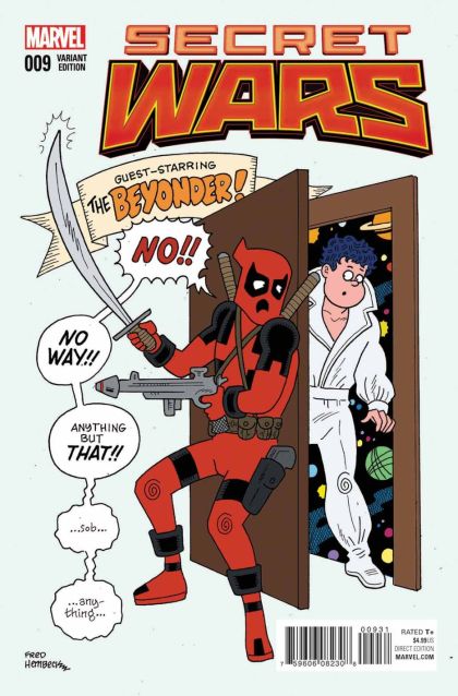 Secret Wars (2015) #9C Fred Hembeck Incentive Variant (1:25)