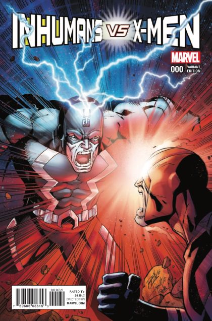 Inhumans vs. X-Men #0C Ron Lim Variant Cover