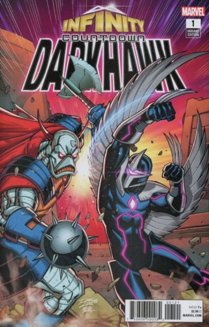 Infinity Countdown: Darkhawk #1B Variant Ron Lim Cover
