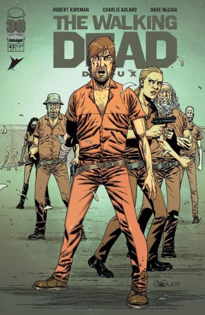 The Walking Dead Deluxe #42B Charlie Adlard & Dave McCaig Cover
