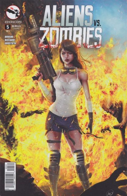 Aliens vs. Zombies #5C Ed Anderson Variant
