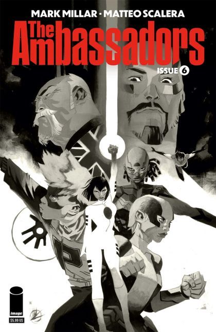 The Ambassadors #6B Matteo Scalera B&W Variant