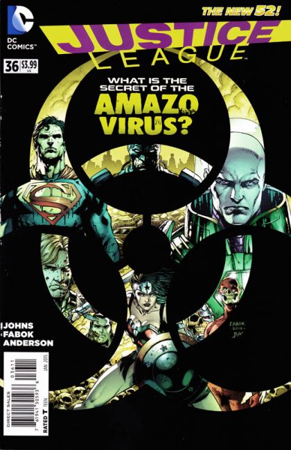 Justice League, Vol. 1 #36A Jason Fabok Regular Cover