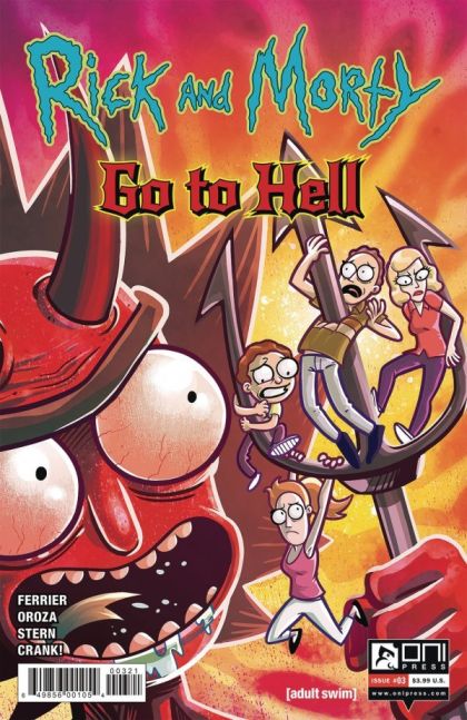 Rick and Morty: Go To Hell #3B Fred Stresing Variant