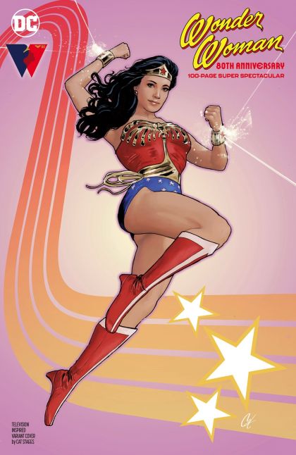 Wonder Woman: 80th Anniversary 100-Page Super Spectacular #1C Variant Cat Staggs Television Inspired Cover