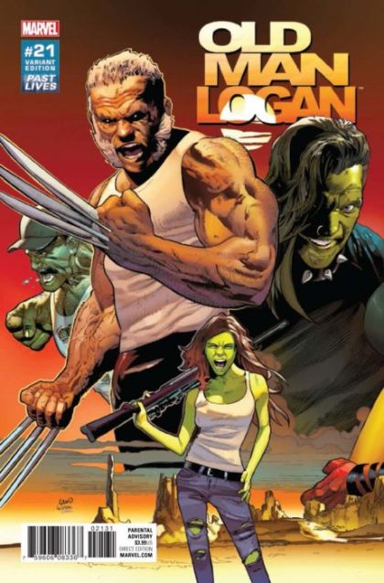 Old Man Logan, Vol. 2 #21C Greg Land Incentive Past Lives Variant (1:10)