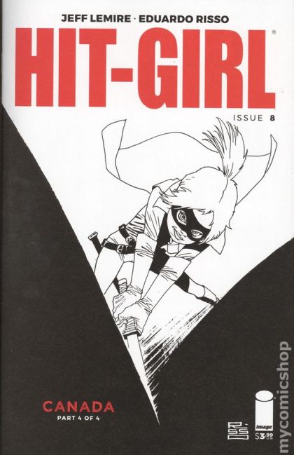 Hit-Girl, Vol. 2 #8B Variant Eduardo Risso Sketch Cover