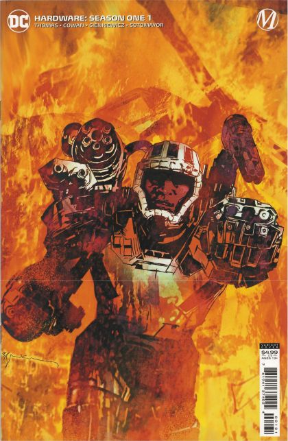 Hardware: Season One #1C Bill Sienkiewicz New School Card Stock Cover