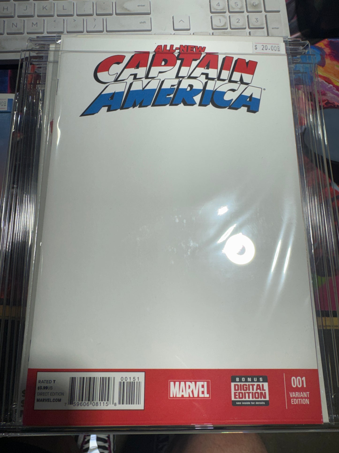 All-New Captain America #1 Blank Variant