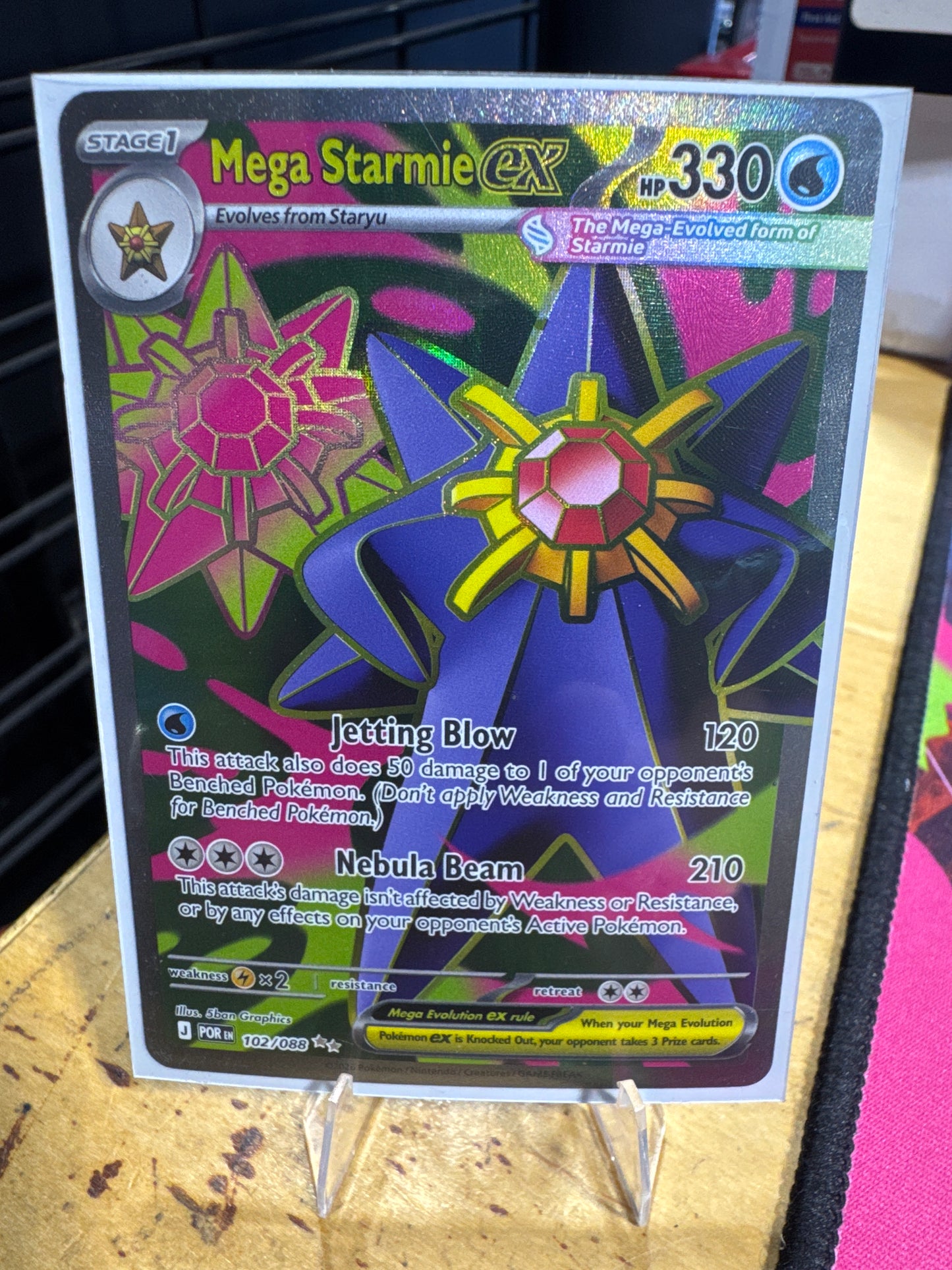 Mega Starmie EX 102/088