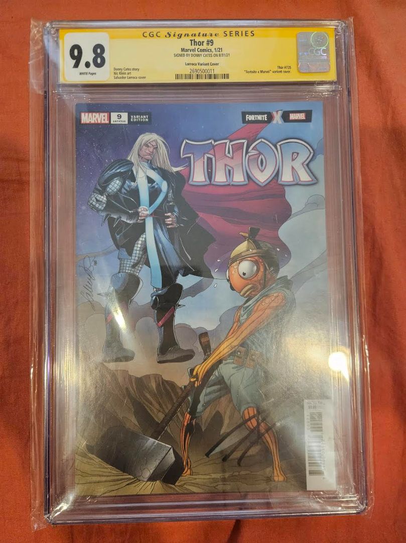 CGC Thor #9 Marvel Comics Larroca Variant Cover "Fortnite x Marvel" 9.8 Grade