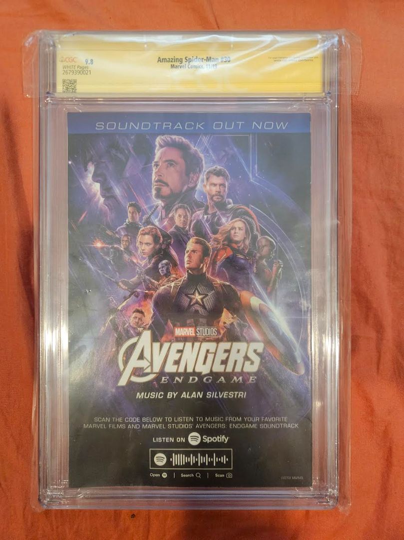 9.8 CGC Amazing Spider-Man #30 Absolute Carnage Signed Benjamin Percy Ottley 2019