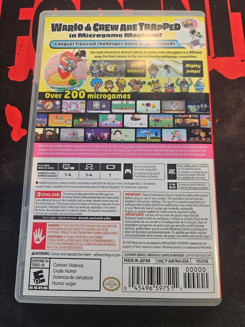 Warioware: Get It Together! Nintendo Switch Game