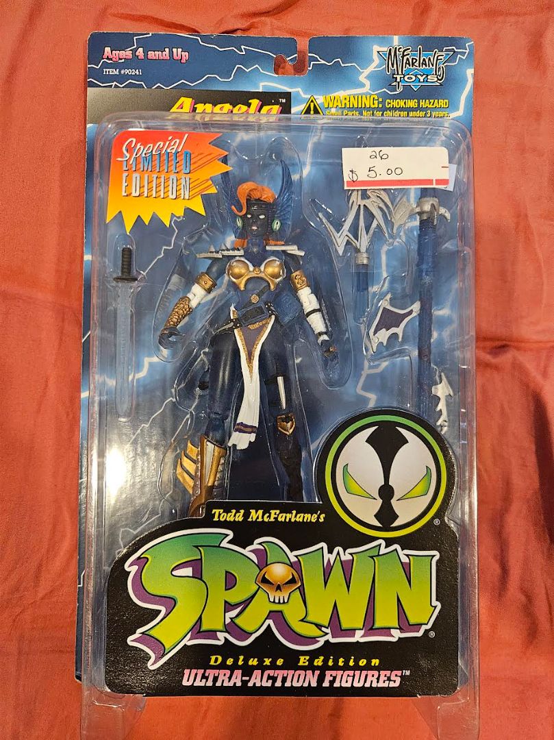 SPAWN Angela Limited Edition Blue Variant Action Figure McFarlane Toys