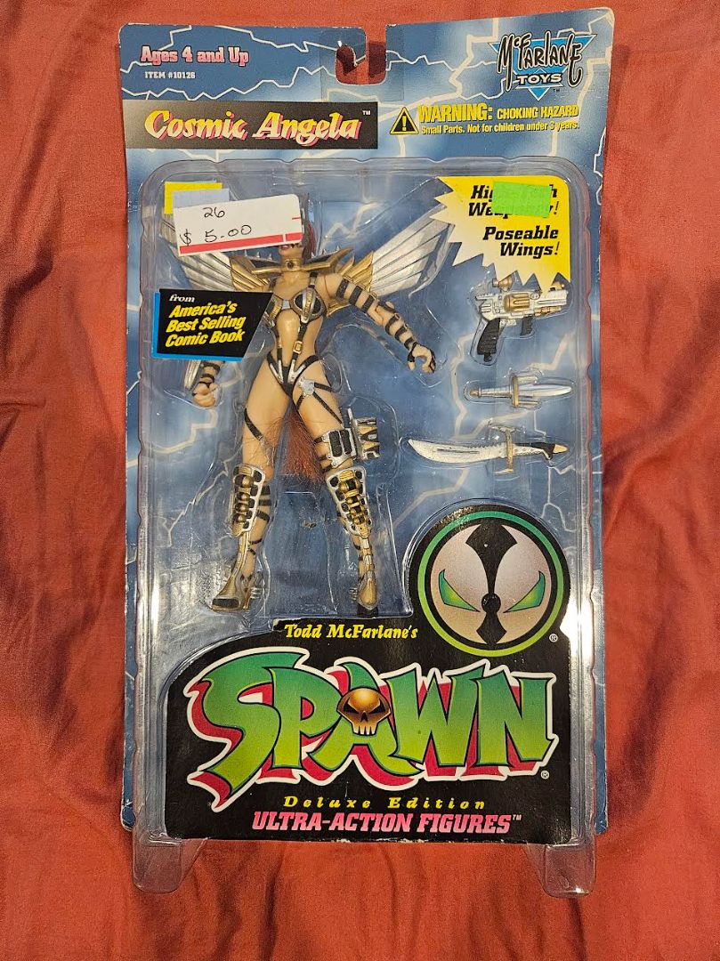 1995 Todd Toys Todd McFarlane’s Spawn- Angela Deluxe Edition Ultra-Action Figure