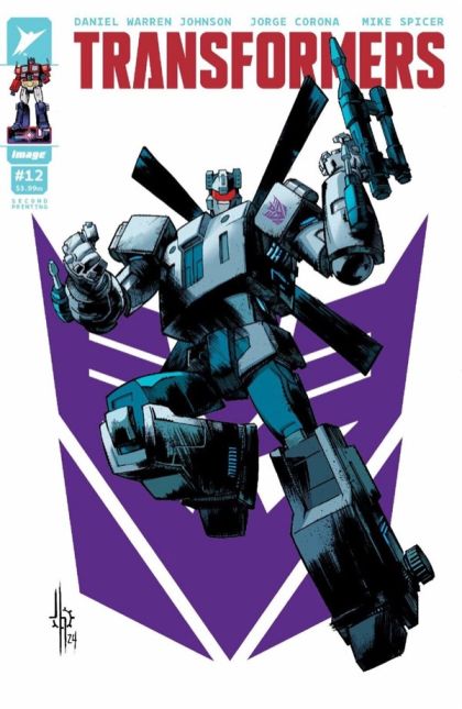 Transformers (Image) #12O 2nd Printing Jason Howard Vortex